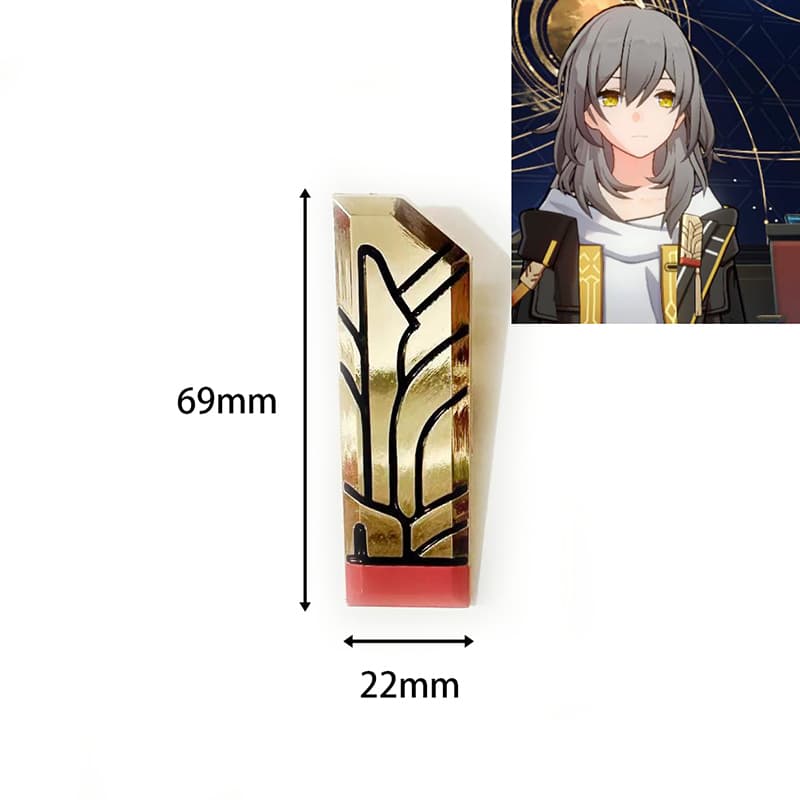 Honkai Star Rail Astral Express Crew Trailblazer เข็มกลัดป้ายสําหรับคอสเพลย์ Star Sitangruiing Shake Carbage Cosplay道具