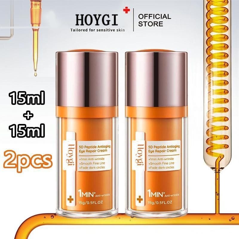 Hoygi 5D ครีมบำรุงรอบดวงตา  15ml+15ml .2 ชิ้น    PAPA FEEL 5D เจลบำรุงรอบดวงตาให้ความชุ่มชื้น Peotide Eye Cream