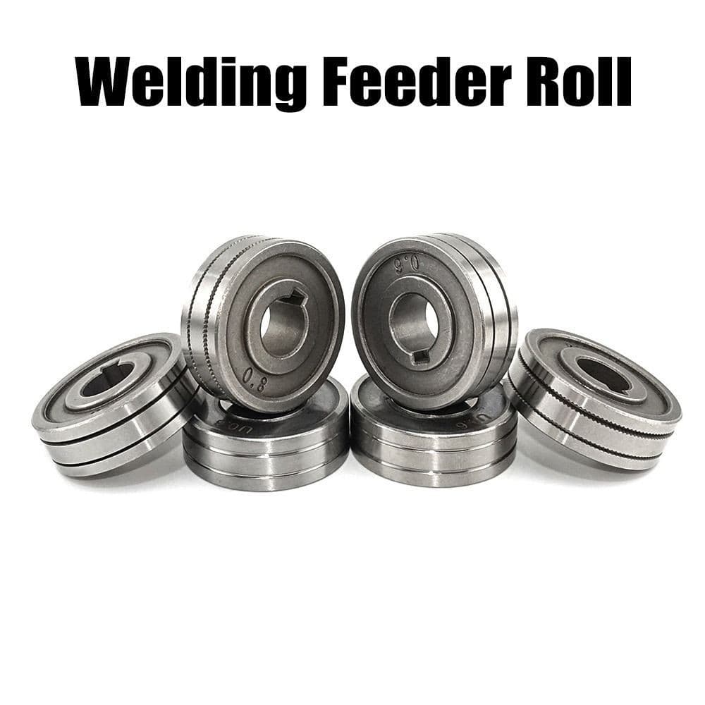 MIG MAG เชื่อมฟีด Roller สายไดรฟ์ล้อ 0.6/0.8/1.0 มม.Knurl VC Groove สําหรับเหล็กอลูมิเนียม Flux สายไฟเครื่องเชื่อม
