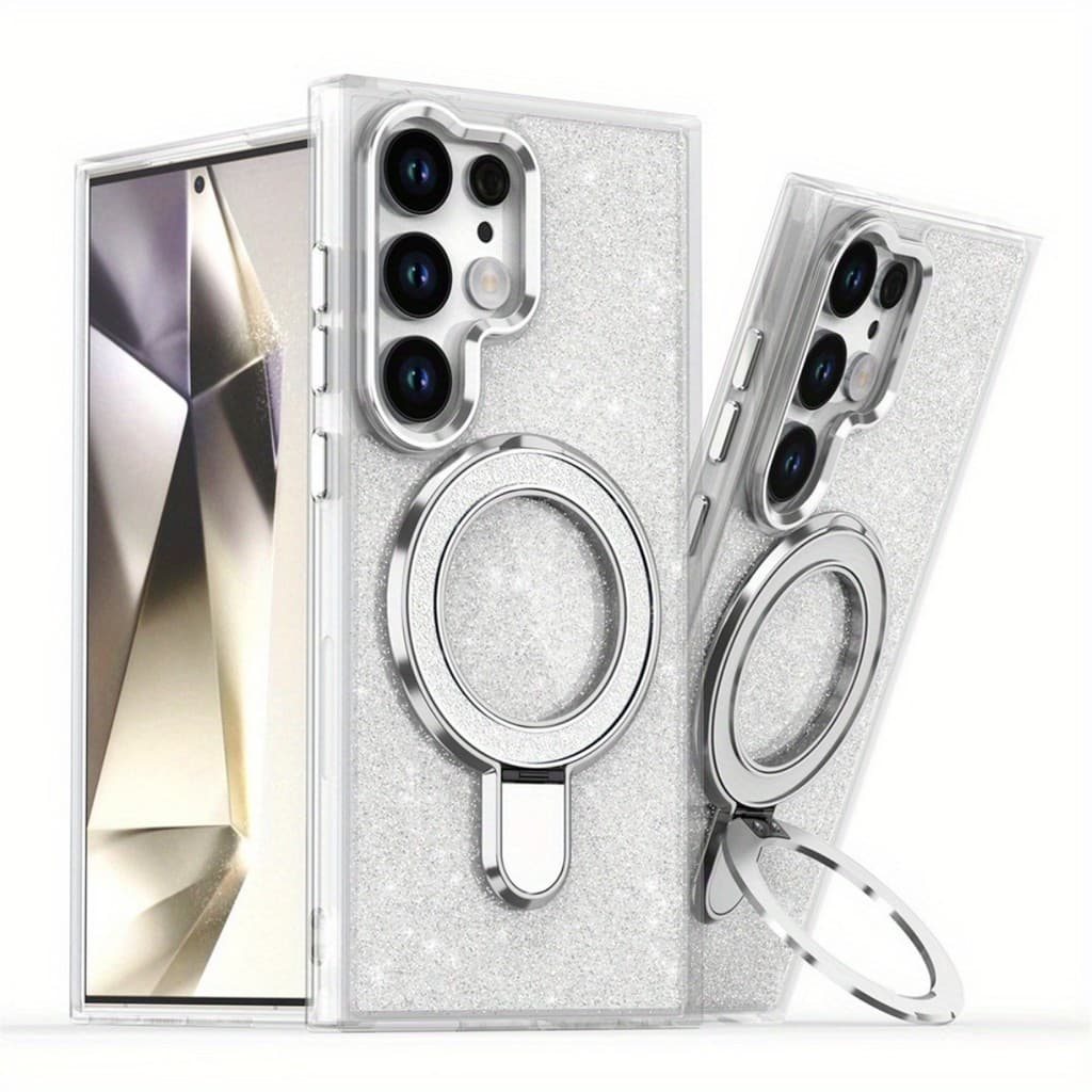 Magnetic Flash เหมาะสําหรับเคสโทรศัพท์ Samsung Galaxy S25 S24 เหมาะสําหรับเคส S24 S23 PLUS ULTRA FE