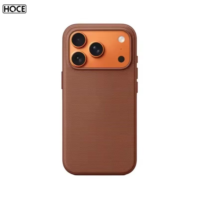 HOCE Tech เคสแม่เหล็กทอสําหรับ IPhone 17 16 15 14 13 Pro Max การชาร์จไร้สายแบบแม่เหล็กแบบเต็มฝาครอบโทรศัพท์ธุรกิจ