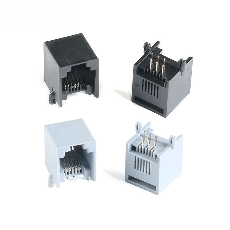 10 ชิ้น/5 ชิ้น RJ11 6P6C RJ12 PCB Mount โทรศัพท์ Modular เครือข่ายเชื่อมต่อซ็อกเก็ตอินเทอร์เฟซคริสตัลหญิงซ็อกเก็ตสําหรับปลั๊กแจ็ค