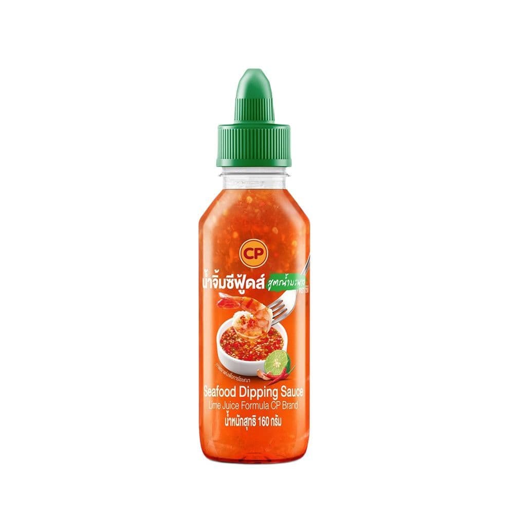 [สินค้าส่งด่วน] ซีพี น้ำจิ้มซีฟู้ดส์สูตรมะนาว 160 กรัม CP SEAFOOD DIPPING SAUCE LIME JUICE 160 G