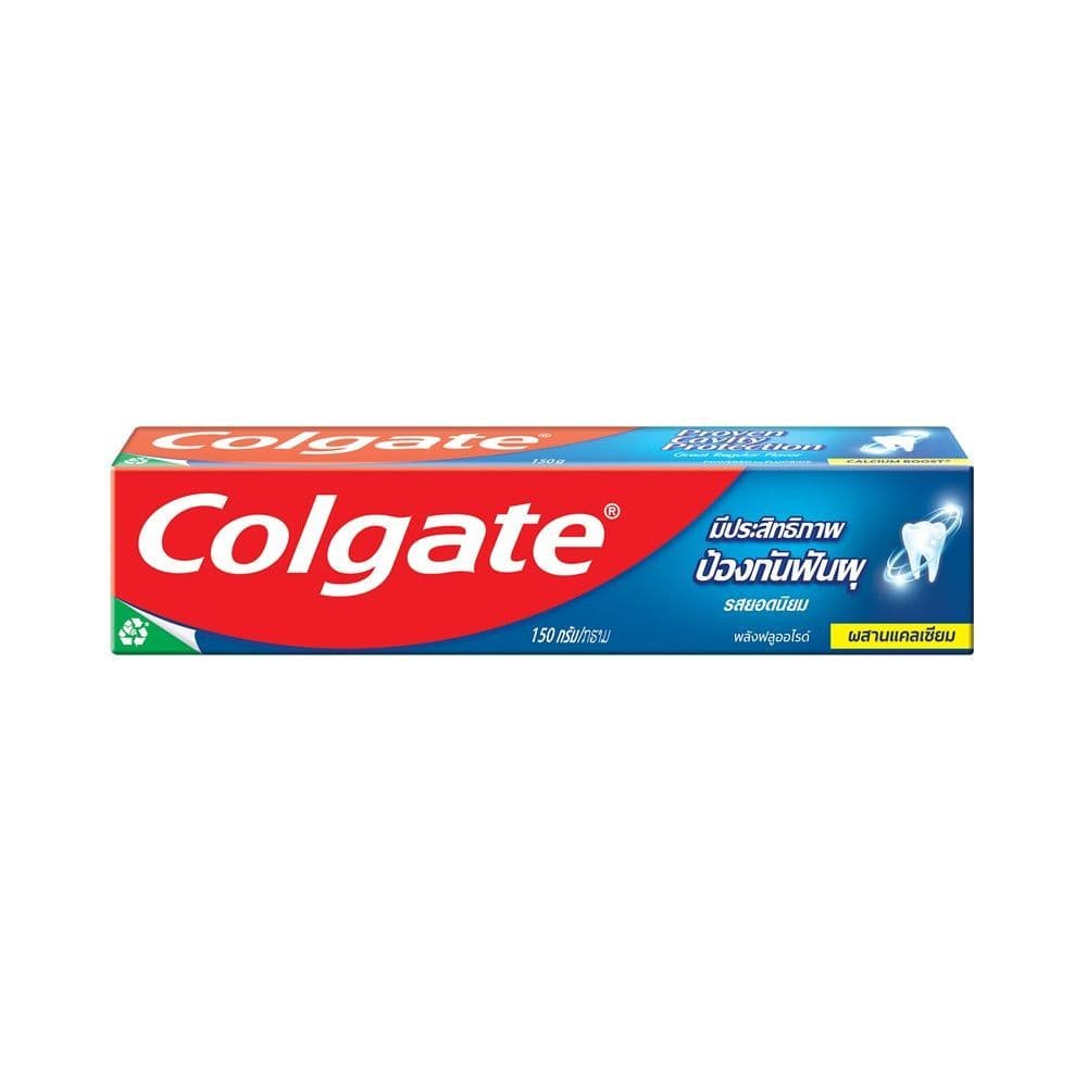 [สินค้าส่งด่วน] คอลเกตยาสีฟันรสยอดนิยม 150ก. COLGATE GREAT REGULAR TOOTHPASTE 150G.