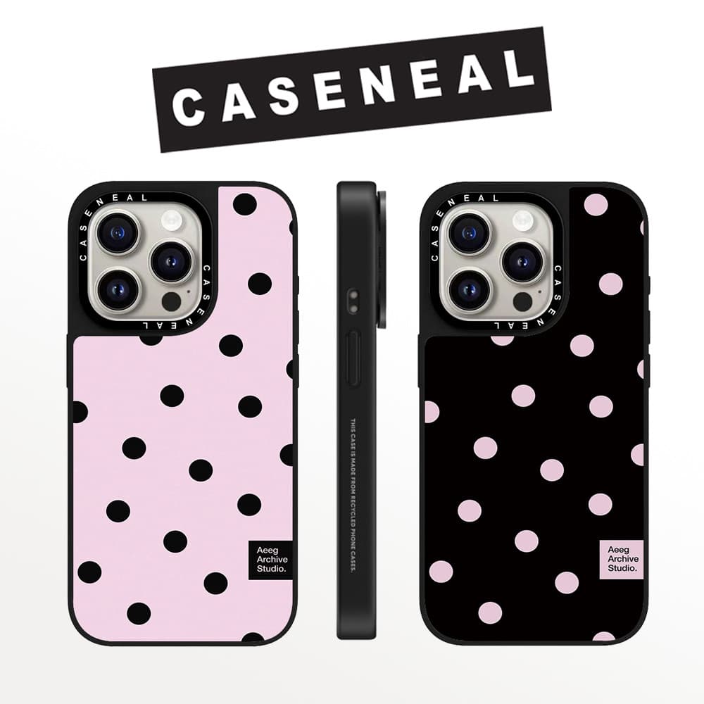 Drop proof CASENEALเคสโทรศัพท์สําหรับiPhone 17ProMax 17pro 17 air 16promax 16 15promax 15 14promax 13 13promax hard Caseน่ารักPolka dot 12 12PromaxกรณีiPhone 14กรณีคุณภาพสูง