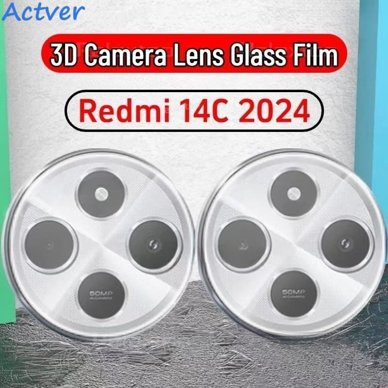 [ส่งจากไทย]ฟิล์มกระจกเลนส์กล้องสำหรับ Xiaomi Redmi 15C 14C POCO C85 C75 Redmi A7Pro A3 นิรภัยส ฟิล์มกระจก กันรอย เลนส์กล้อง