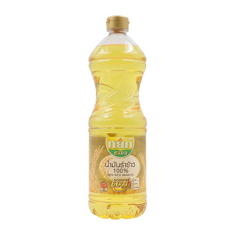 หยกเอ็กซ์ตร้าน้ำมันรำข้าว 1ลิตร Yok Extra Rice Bran Oil 1ltr. [หมายเลขบาร์โค้ด 8850581011306 ]