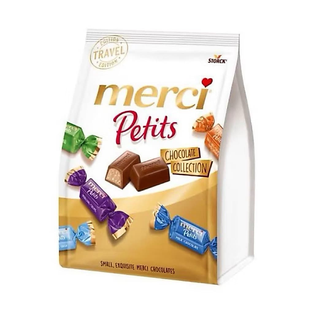 Merci petits ช็อกโกแลต 250กรัม ในห่อมี42 ชิ้น