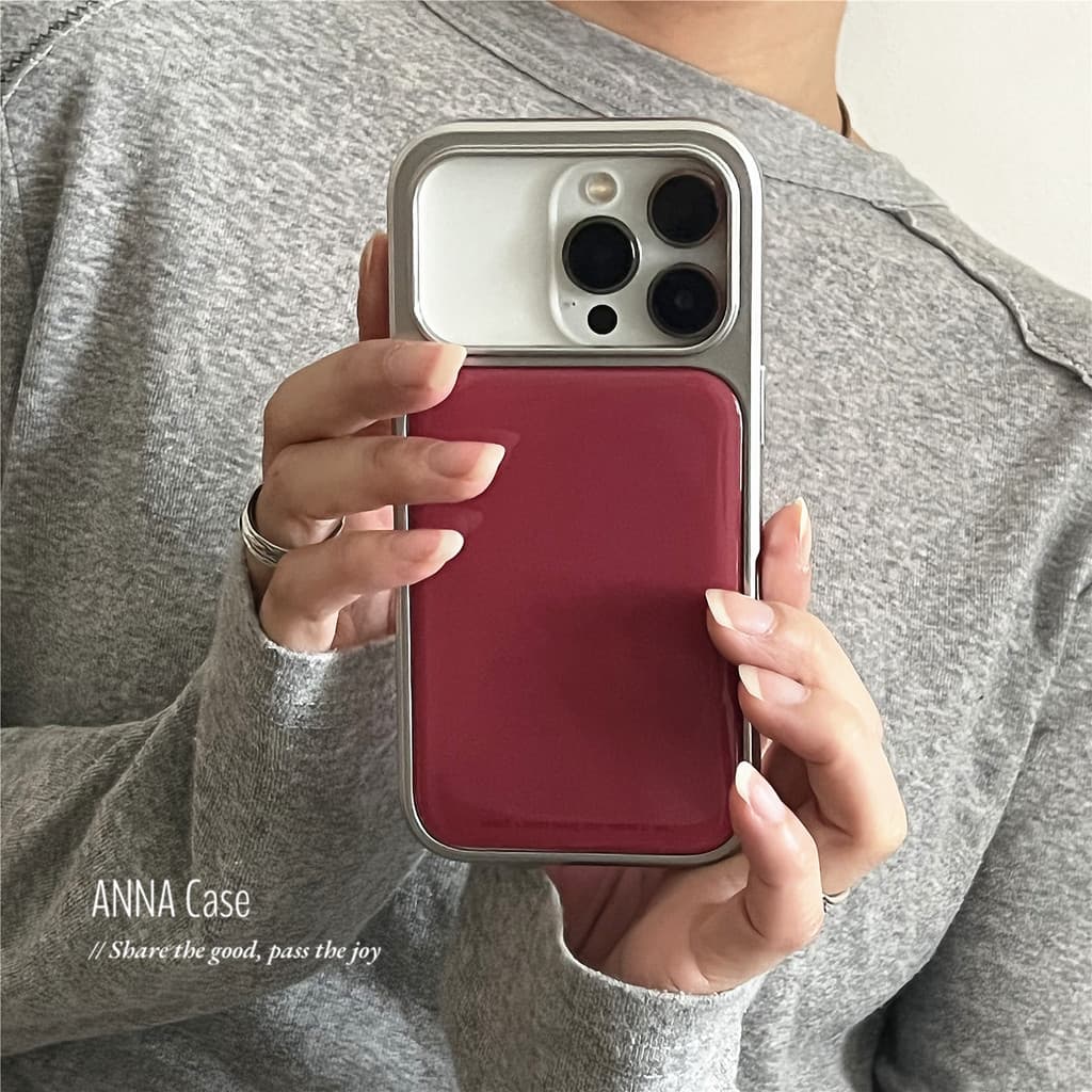 Huiwanju Raspberry powder อีพ็อกซี่ไฟฟ้าเหมาะสําหรับ iPhone17promax เคสโทรศัพท์มือถือ iphone17 niche 15pro ใหม่ 14 รวมทุกอย่าง 16promax เคสป้องกันป้องกันการตก