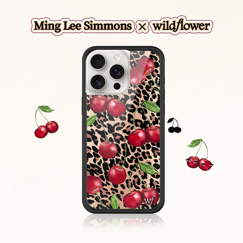 Ming Lee Simmons x ดอกไม้ป่าชื่อร่วมเคสโทรศัพท์สําหรับiPhone 12 13 14 15 16 ProMax 14 15 16PlusซิลิโคนAnti-FallingกันกระแทกปกหลังWFปลอกสําหรับiPhone 17 Pro Max 17Air