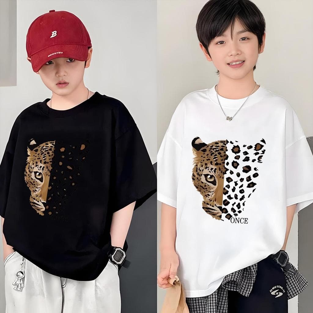 (ผ้าฝ้าย 100%) 2026 เสื้อยืดเด็ก เนื้อผ้านุ่มระบายอากาศดี แขนสั้น ใส่สบาย ระบายอากาศดี สำหรับเด็ก 6-13 ปี ส่งเร็ว K366