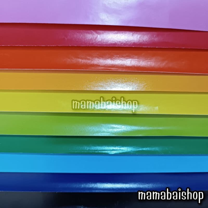 (MMB) (5แผ่น/10แผ่น) กระดาษมันปู 45-50 แกรม ฉีกตัดปะ@MamaBaiShop (ออกใบเสร็จรับเงินได้ รบกวนระบุในหมายเหตุค่ะ)
