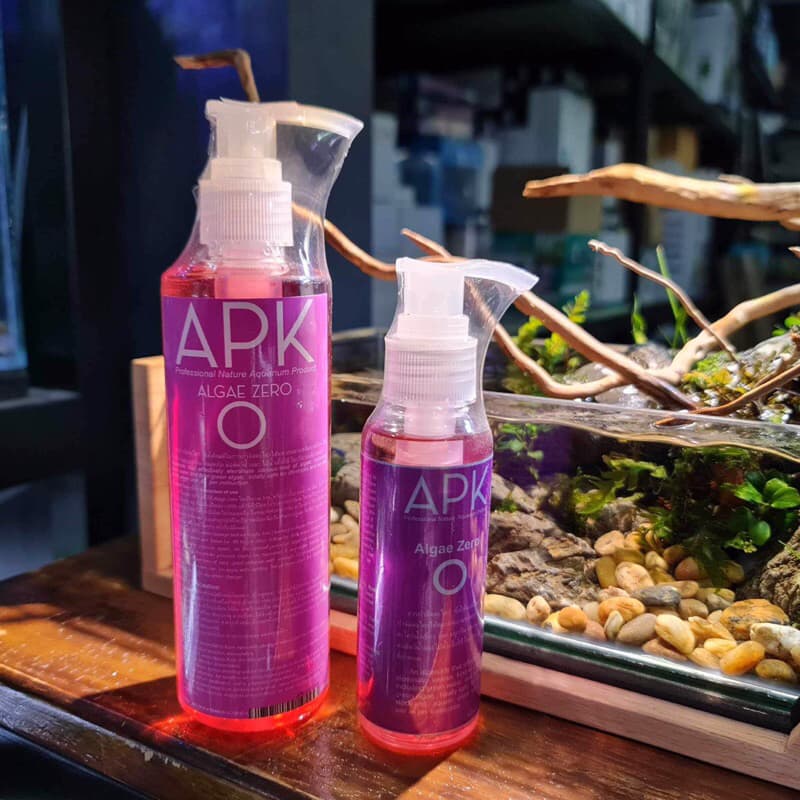 APK Algae zero ผลิตภัณฑ์กำจัดตะไคร่ เช่นตะไคร่ขนเขียว เส้นผมขนดำ เขากวาง บลูกรีน และตะไคร่น้ำเขียว