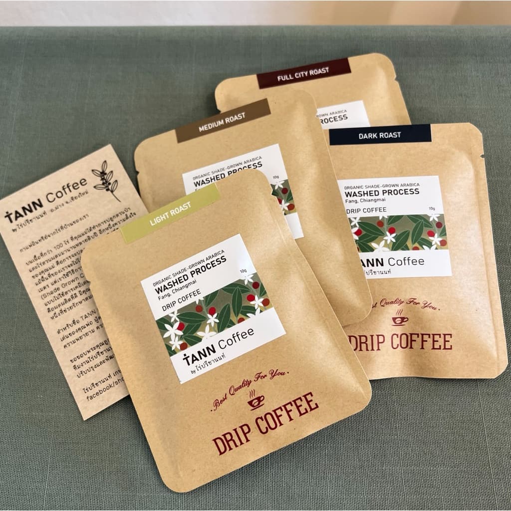 Drip Coffee กาแฟดริป Arabica/Washed Process (1กล่อง บรรจุ 6,10ซอง)