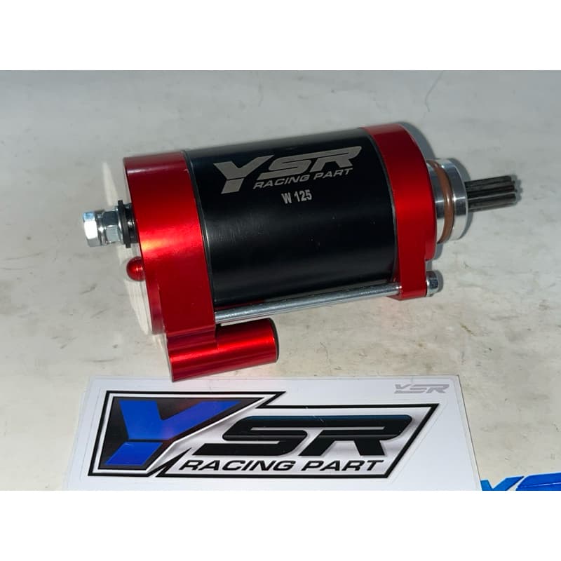 [NEW]🔥🔥ไดร์สตาร์ทแต่ง(YSR)สำหรับรถW125Iบังลม,S,R,MSX125,W125I NEWปลาวาฬใส่ลูกโต70+มีชัก*เฟืองสตาร์ทเดิม