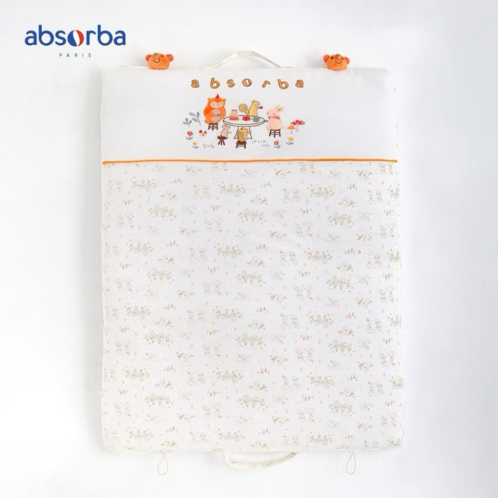 Absorba แอ็บซอร์บา เบาะที่นอนเด็กอ่อน ขนาด 77 x 102 ซม คอลเลคชั่น Happiness