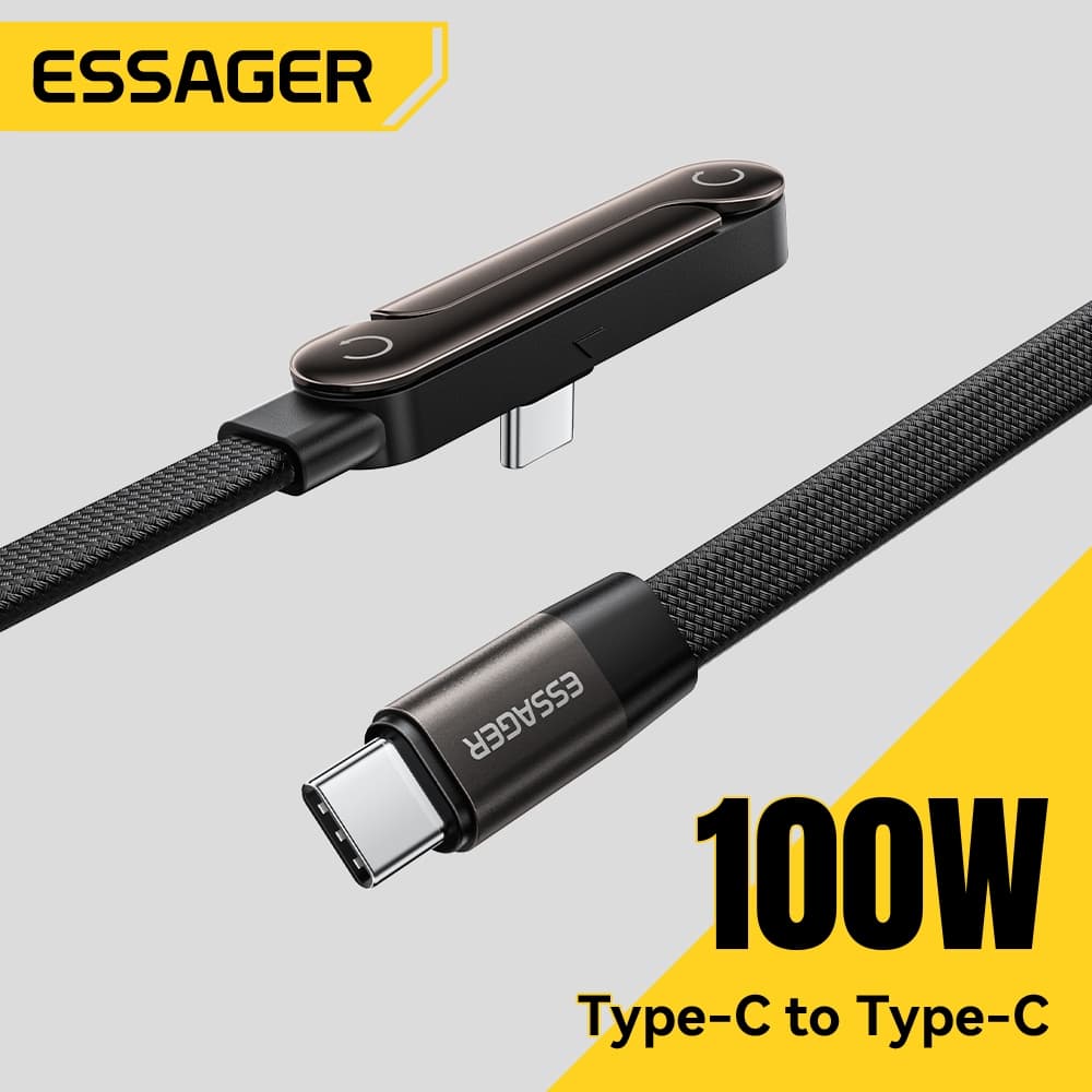 Essager 7A USB C to Type C สายชาร์จเร็วสำหรับที่วางโทรศัพท์มือถือ 480Mbps
