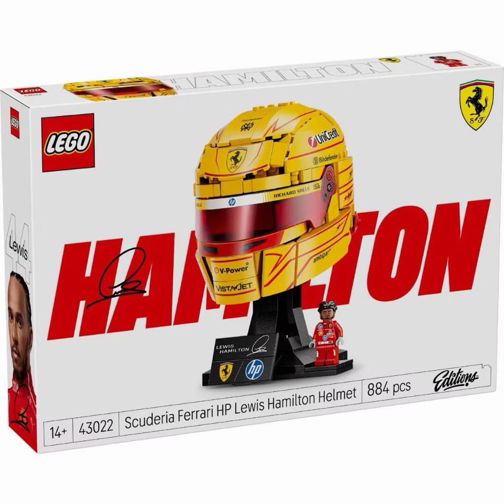 Lego Edition 43022 Scuderia Ferrari HP Lewis Hamilton Helmet