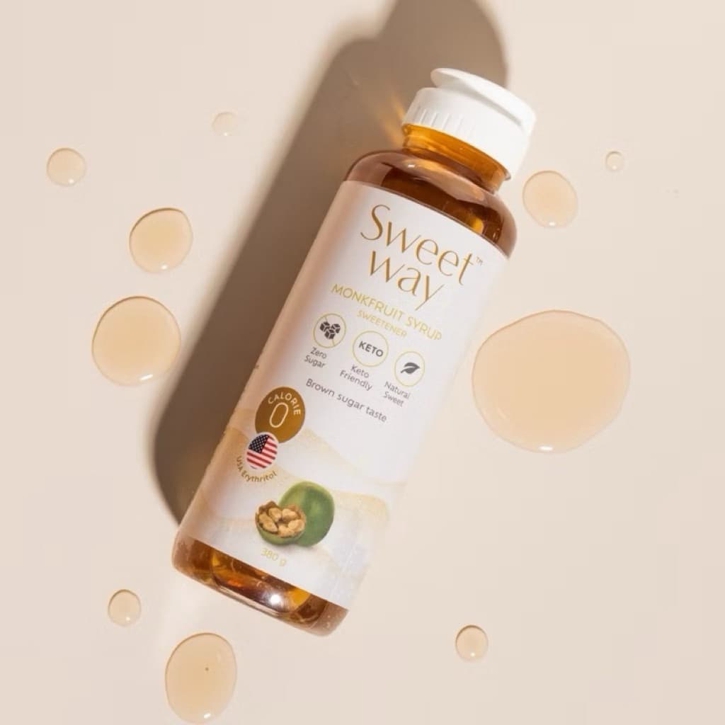 East sweet way syrup/ monkfruit syrup 345ml. 🇺🇸ไซรัป/ หล่อฮั่งก้วย