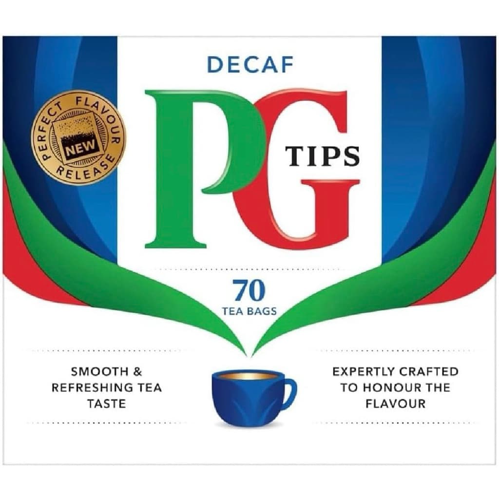 PG Tips Decaf 70 Teabags/Original 40 Tea Bags 116g ชาดำชนิดซอง ตราพีจี ทิปส์